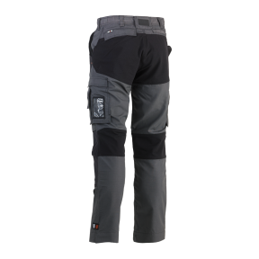 Pantalon de travail multipoches HECTOR Anthracite/Noir - Herock