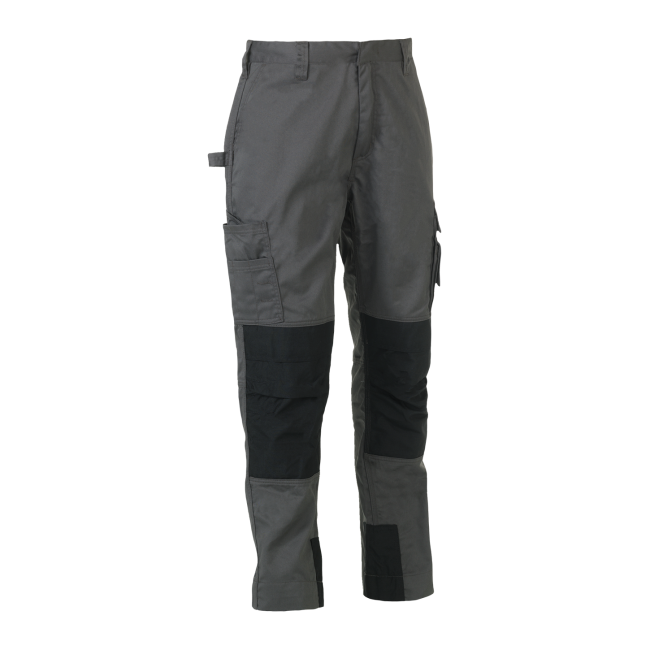 Pantalon de travail déperlant TITAN Gris/Noir - Herock