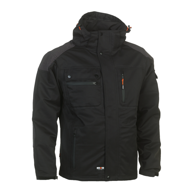 Veste de travail imperméable multipoches PERSIA Noir - Herock