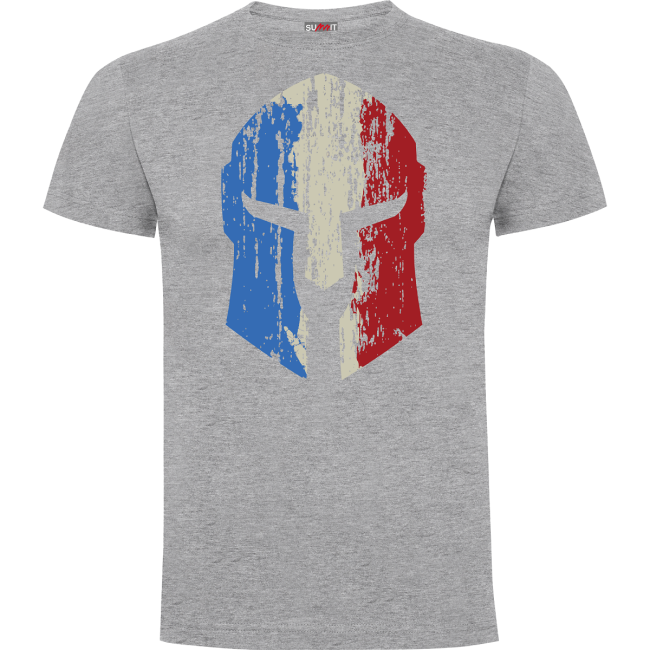 T-shirt Spartan Tricolore Grijs Gemêleerd - Army Design by Summit Outdoor