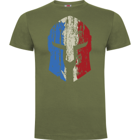 Tee-shirt Vert Spartan Tricolore- Army Design by Summit Outdoor