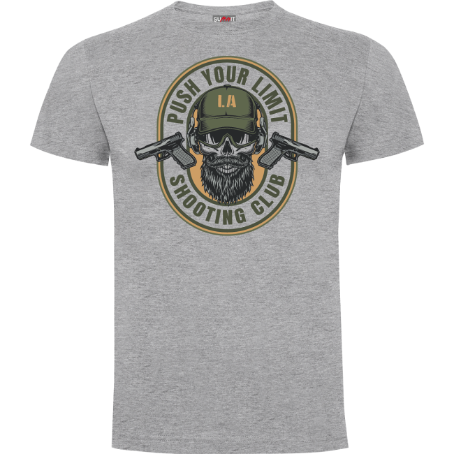 Tee-shirt Push your limit Gris Chiné - Army Design by Summit Outdoor