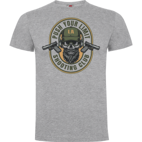 T-shirt Push your limit Grijs Gemêleerd - Army Design by Summit Outdoor