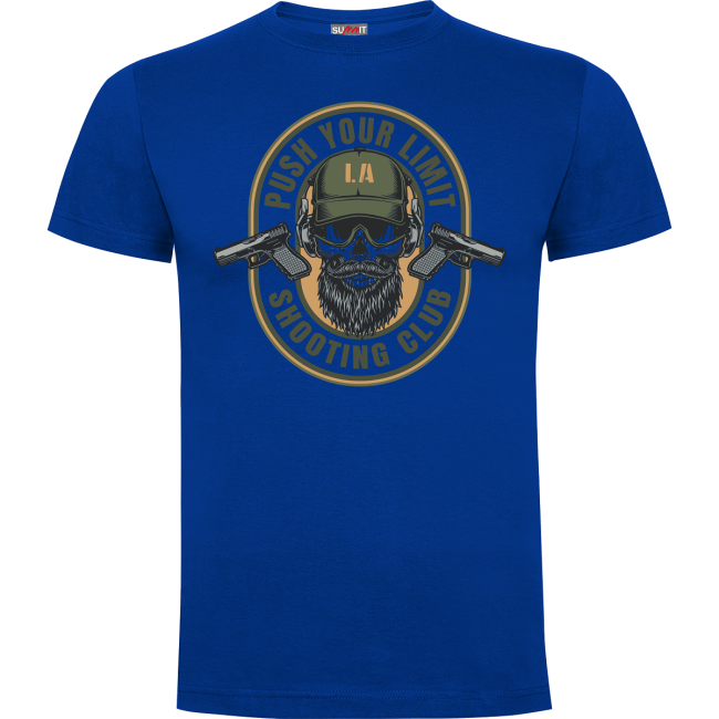 T-Shirt Push your limit Königsblau - Army Design by Summit Outdoor