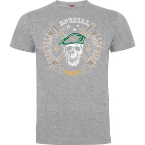 T-Shirt Special Forces Grau Meliert - Army Design von Summit Outdoor