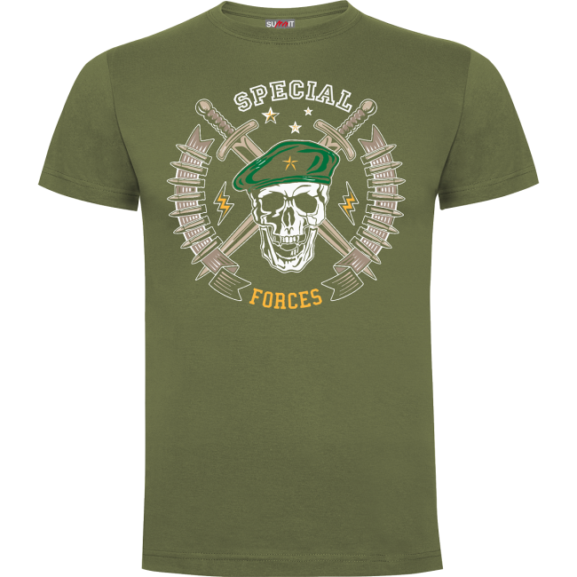 T-shirt Zielony Special forces - Army Design by Summit Outdoor