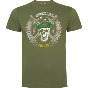 Tee-shirt Vert Special forces - Army Design by Summit Outdoor