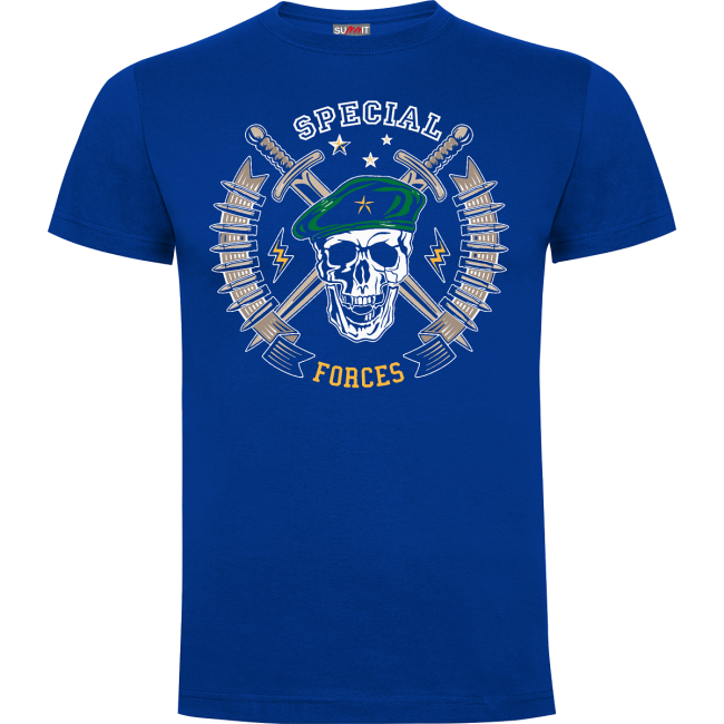 Tee-shirt Special forces Bleu royal - Army Design by Summit Outdoor