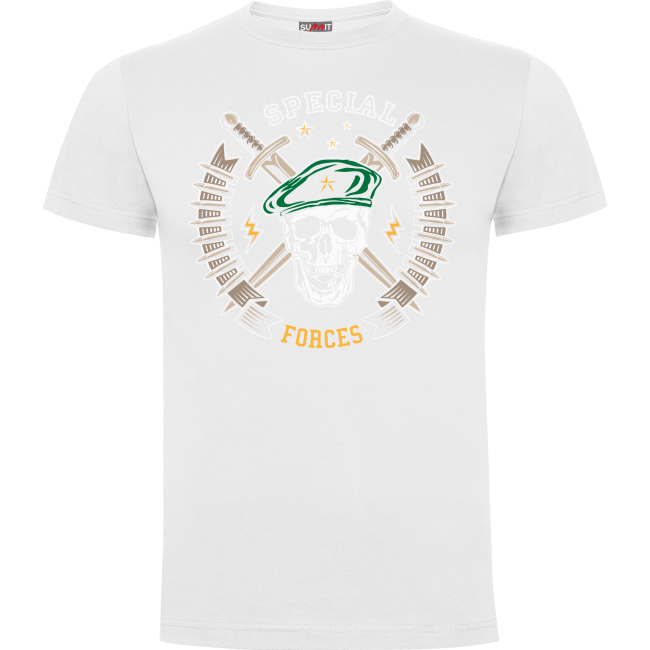 T-shirt Special forces Biały - Army Design by Summit Outdoor
