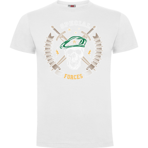 T-shirt Special forces Biały - Army Design by Summit Outdoor