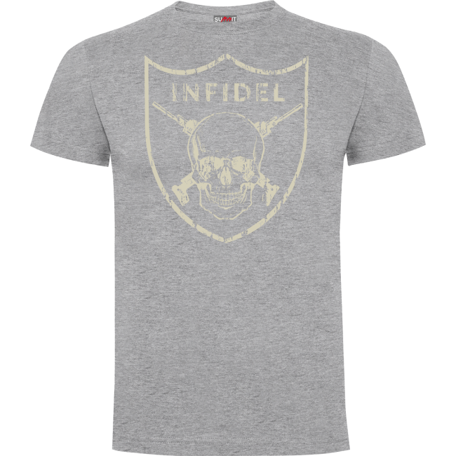 Tee-shirt Infidel Gris Chiné - Army Design by Summit Outdoor