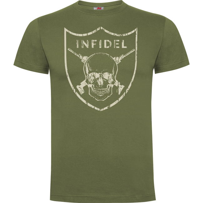 Tee-shirt Vert Infidel - Army Design by Summit Outdoor