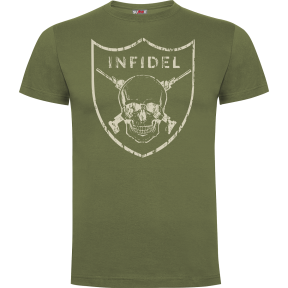 Tee-shirt Vert Infidel - Army Design by Summit Outdoor