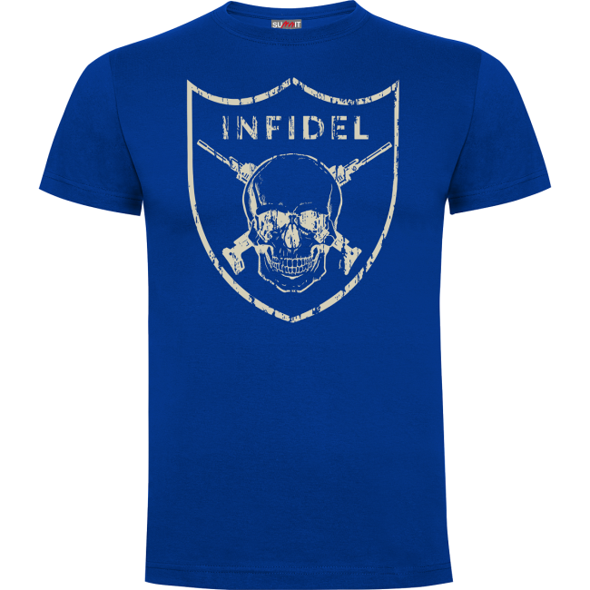 T-shirt Infidel Niebieski królewski - Army Design by Summit Outdoor