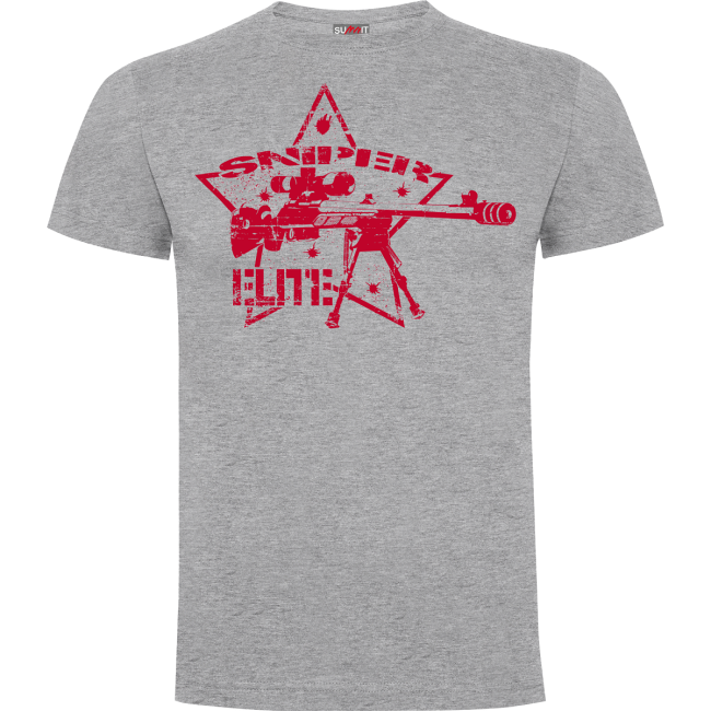 T-shirt Sniper Elite Szary Melanż - Army Design by Summit Outdoor