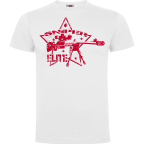 Wit T-shirt Sniper Elite - Army Design by Summit Outdoor