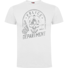 T-shirt Police department Wit - Army Design by Summit Outdoor