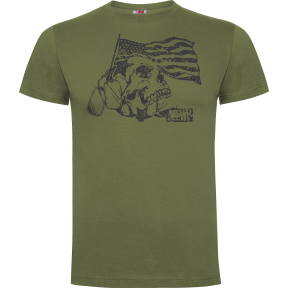 Tee-shirt DEATH FOR NATION 100% coton - Army Design by Summit Outdoor