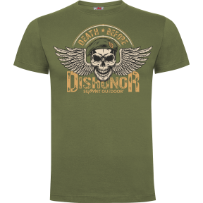 T-Shirt 100% Baumwolle DISHONOR olivgrün OD - Army Design by Summit Outdoor