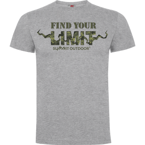 Tee-shirt Find your Limit camo Gris Chiné - Army Design by Summit Outdoor