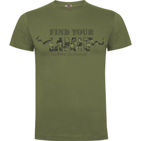 T-shirt Find your Limit camo Zielony OD - Army Design by Summit Outdoor