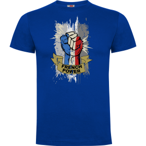 T-Shirt Königsblau French Power - Army Design by Summit Outdoor