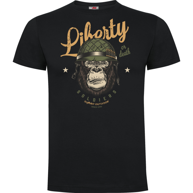 T-shirt Czarny Liberty or Death - Army Design by Summit Outdoor
