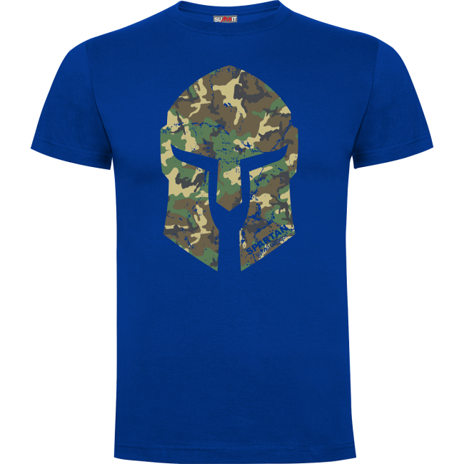 T-Shirt Spartan Woodland Königsblau - Army Design von Summit Outdoor