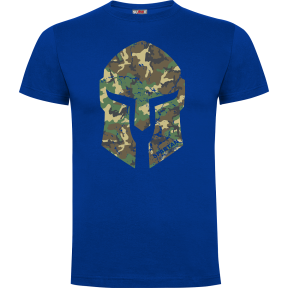 T-shirt Spartan woodland Koningsblauw - Army Design by Summit Outdoor