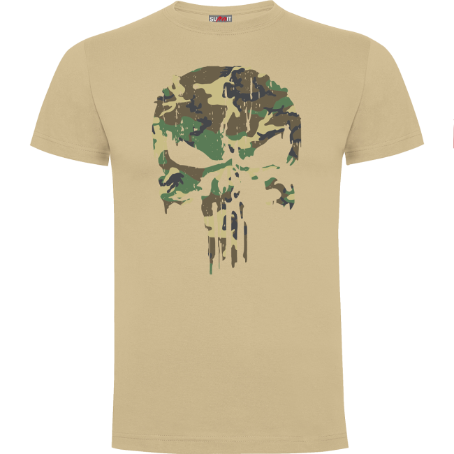 Tee-shirt Sable Punisher woodland - Army Design by Summit Outdoor