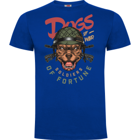 T-shirt Dogs of war Niebieski królewski - Army Design by Summit Outdoor
