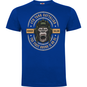 T-shirt Niebieski Królewski Tank Battalion - Army design by Summit Outdoor