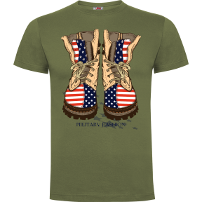 T-Shirt Military Fashion Grün - Army Design von Summit Outdoor