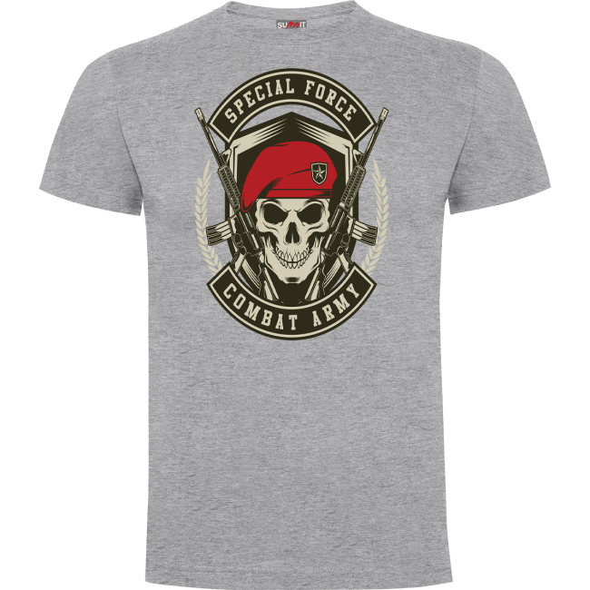 Tee-shirt Combat Army Gris Chiné - Army Design by Summit Outdoor