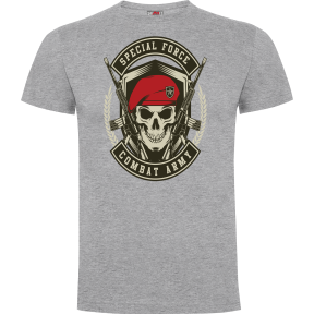 T-shirt Combat Army Grijs Gemêleerd - Army Design by Summit Outdoor