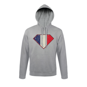 Sweater Grijsgemêleerd Superfrench - Army Design by Summit Outdoor