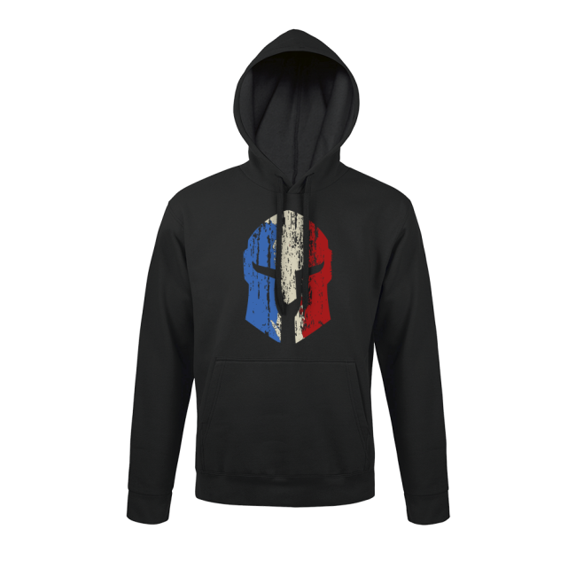 Schwarzer Kapuzenpullover Spartan - Army Design von Summit Outdoor