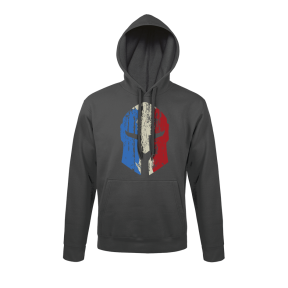 Anthrazitgrauer Sweatshirt Spartan Tricolore - Army Design von Summit Outdoor