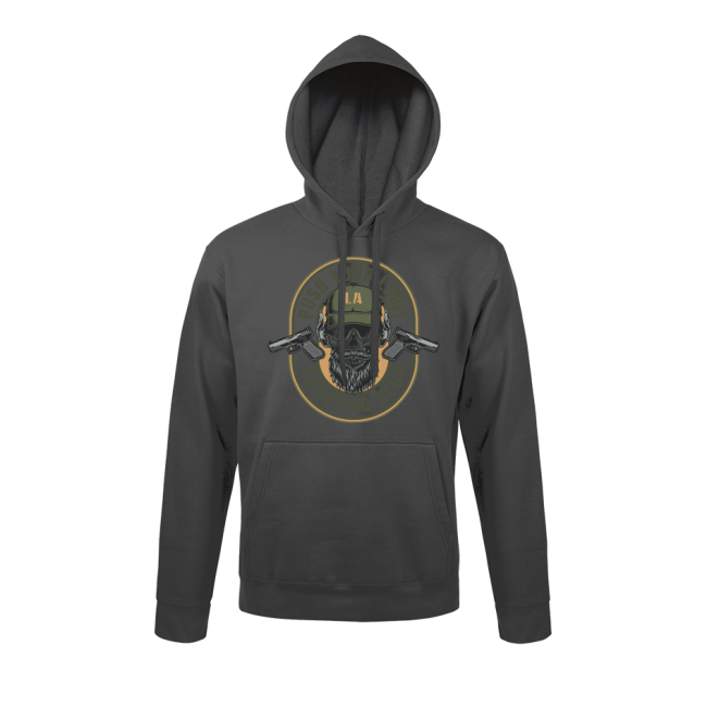 Anthrazitgrauer Sweatshirt Push your limit - Army Design by Summit Outdoor