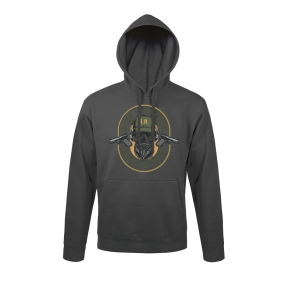 Sweat-shirt Gris Anthracite Push your limit - Army Design by Summit Outdoor