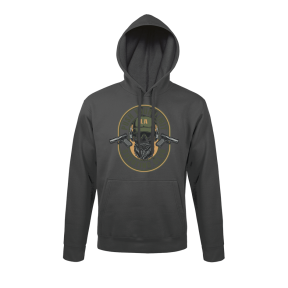 Sweat-shirt Gris Anthracite Push your limit - Army Design by Summit Outdoor