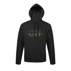 Sweat-shirt Noir Find your Limit camo - Army Design by Summit Outdoor