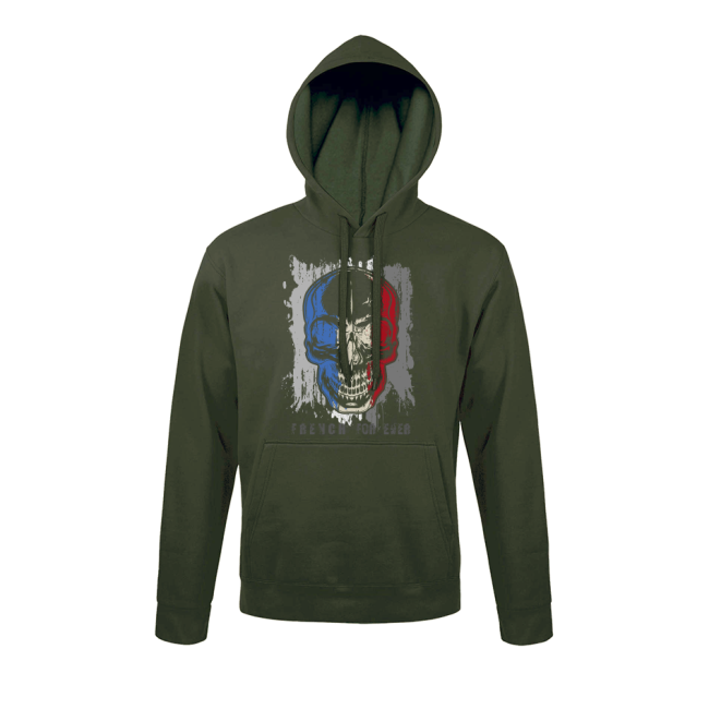 Sweat-shirt Vert French for Ever - Army Design by Summit Outdoor