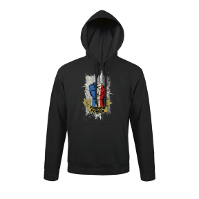 Sweat-shirt Noir French power - Army Design by Summit Outdoor
