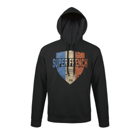 Sweater Zwart Embleem Superfrench - Army Design by Summit Outdoor