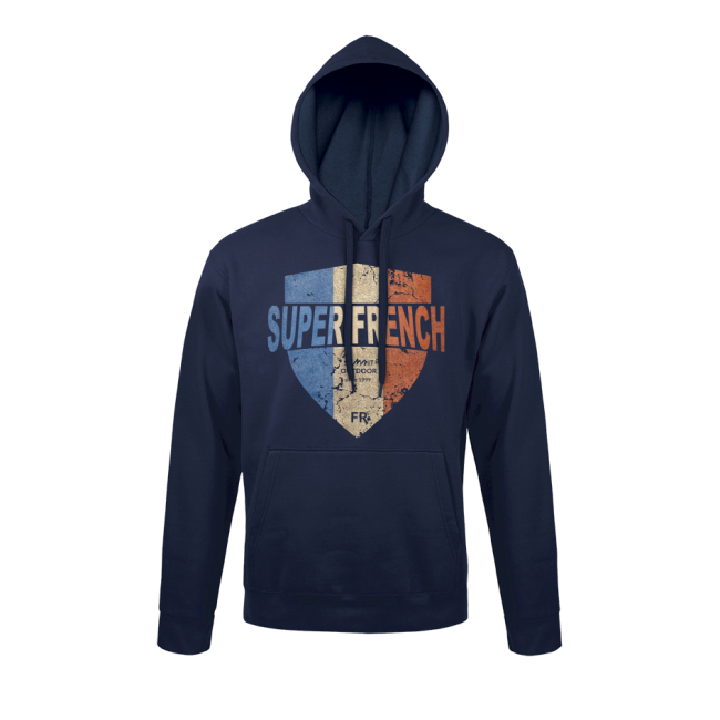 Sweat-shirt Marine Ecusson Superfrench - Army Design by Summit Outdoor