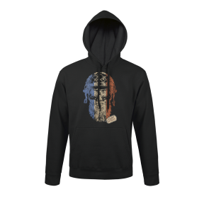 Zwarte Sweatshirt French Veteran - Army Design by Summit Outdoor