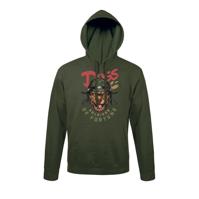 Sweat-shirt Vert Dogs of war - Army design by Summit Outdoor