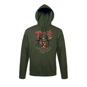 Sweat-shirt Vert Dogs of war - Army design by Summit Outdoor