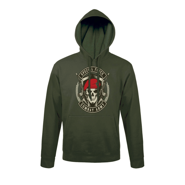 Sweat-shirt Vert Combat Army - Army Design by Summit Outdoor